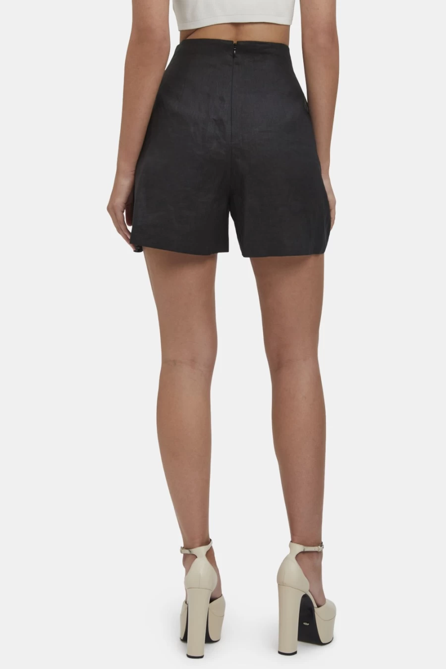 Bardot Women's Black Iris High Waisted Shorts - Stylish & Comfortable