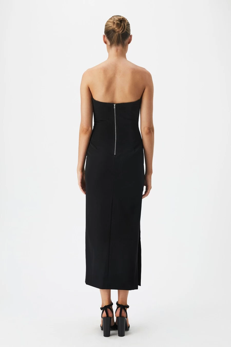 Bardot Women's Lilah Midi Dress in Black - Elegant Knee-Length Dress for Women