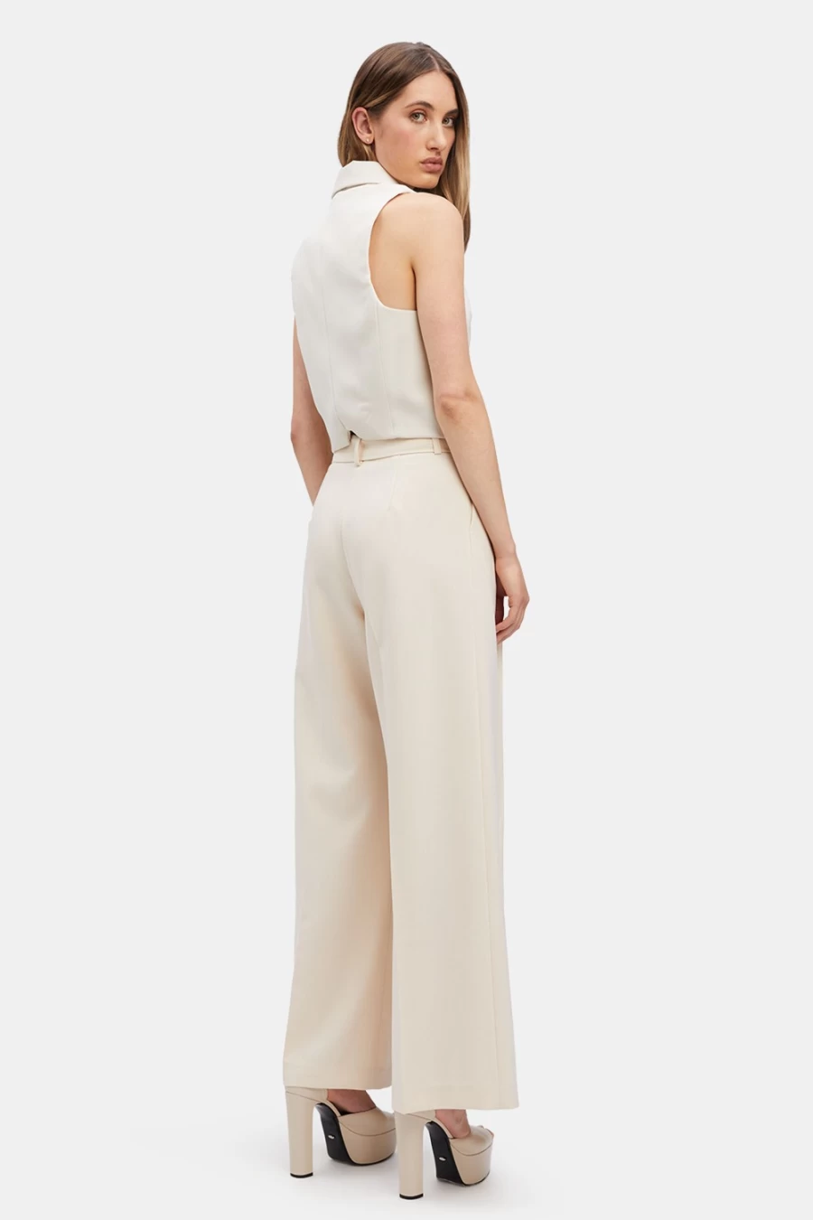 Bardot Women's Beige Rumour Vest - Lightweight Stylish Layering Piece