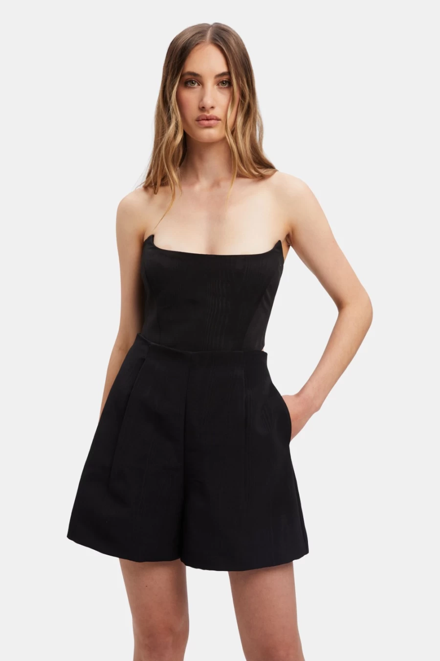 Bardot Women's Thea High Waisted Black Shorts
