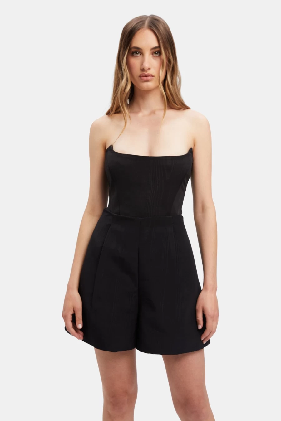 Bardot Women's Thea High Waisted Black Shorts