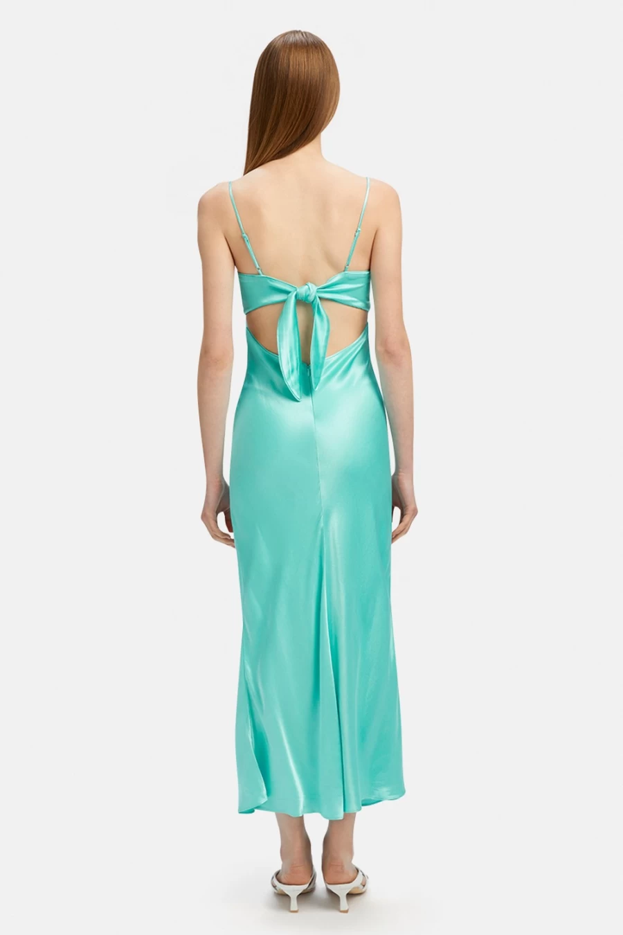 Bardot Women's Aqua Malinda Slip Dress - Elegant Sleeveless Nightgown