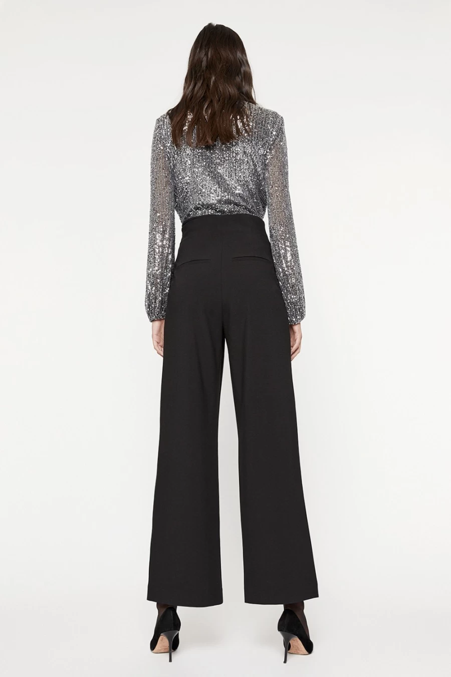 Bardot Women's Anna High Waist Black Pants