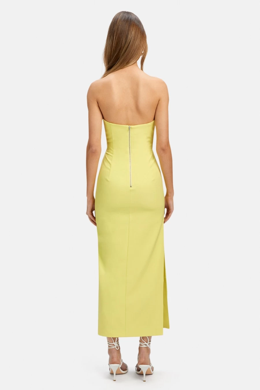 Bardot Women's Eleni Midi Dress in Sunshine - Flowy Summer Dress