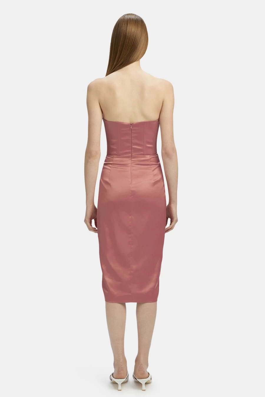Bardot Women's Jamila Corset Dress in Dusty Rose - Elegant Bodycon Style