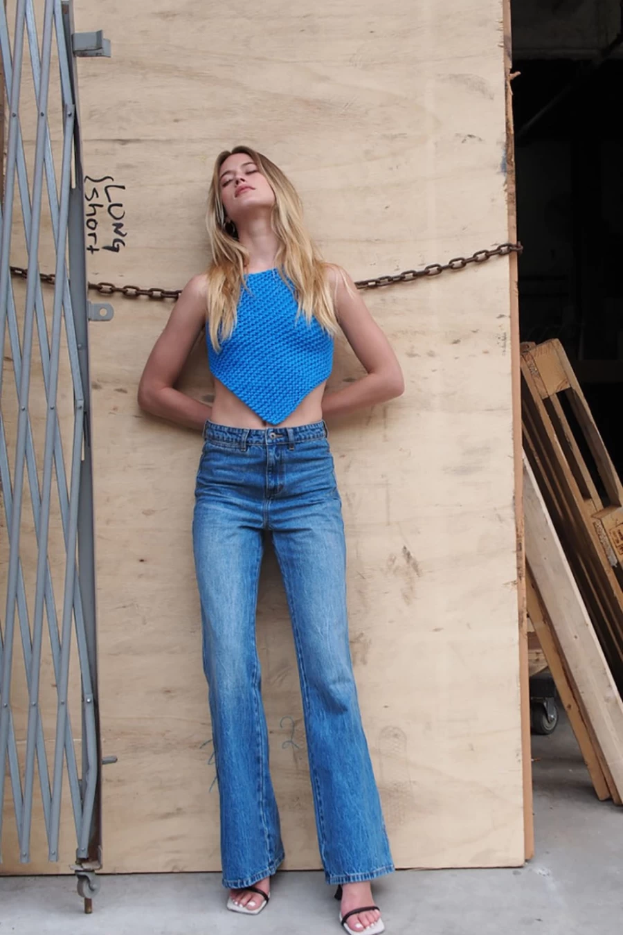 Bardot Women's Vintage Flare Leg Jean - Birkin High Waisted Bootcut Denim Pants