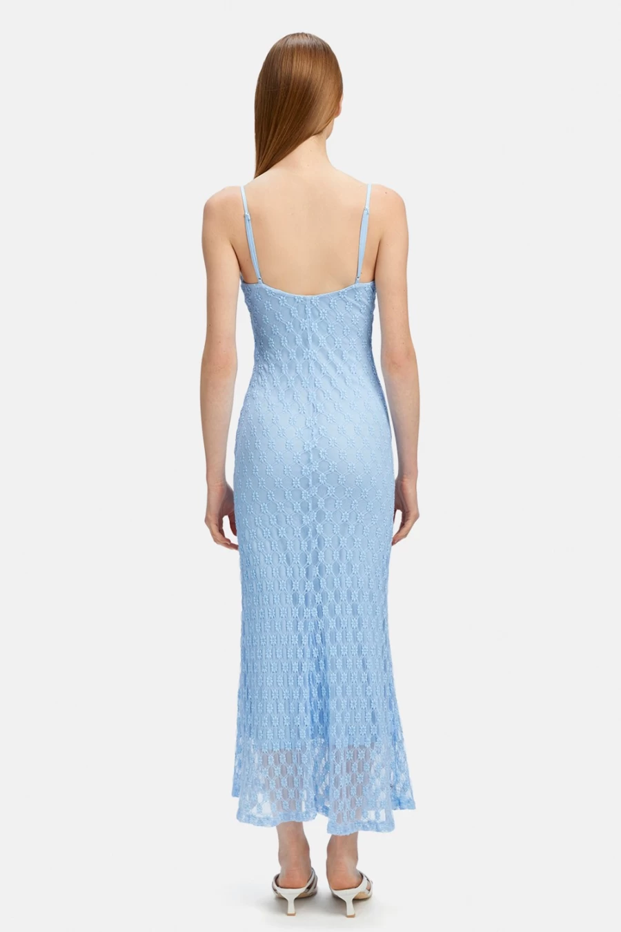 Bardot Women's Cornflower Mesh Midi Dress - Adoni Style