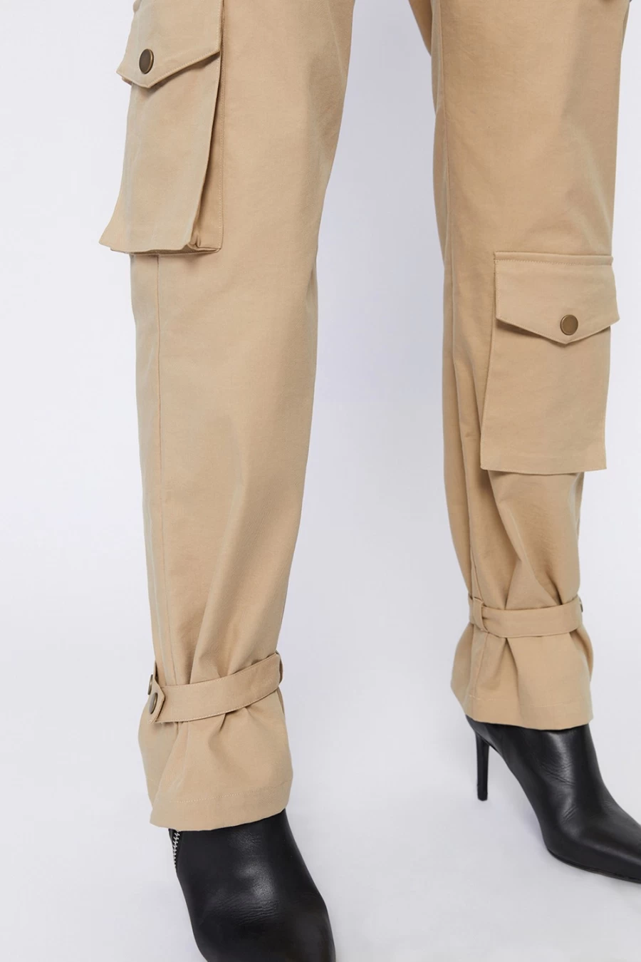 Bardot Women's Charlie Cargo Pants in Tan - Stylish & Functional Cargo Trousers