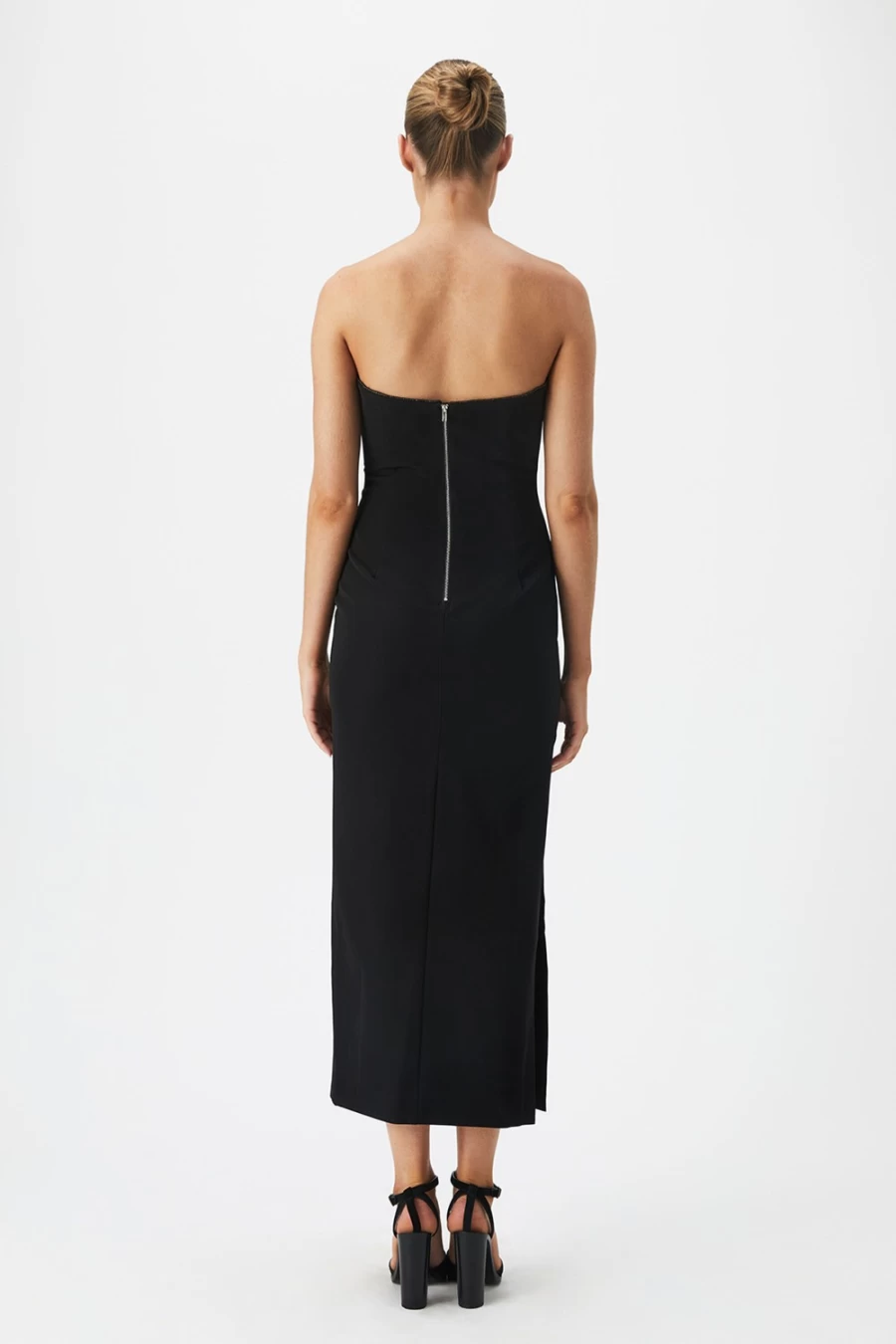 Bardot Women's Lilah Midi Dress in Black - Elegant Knee-Length Dress