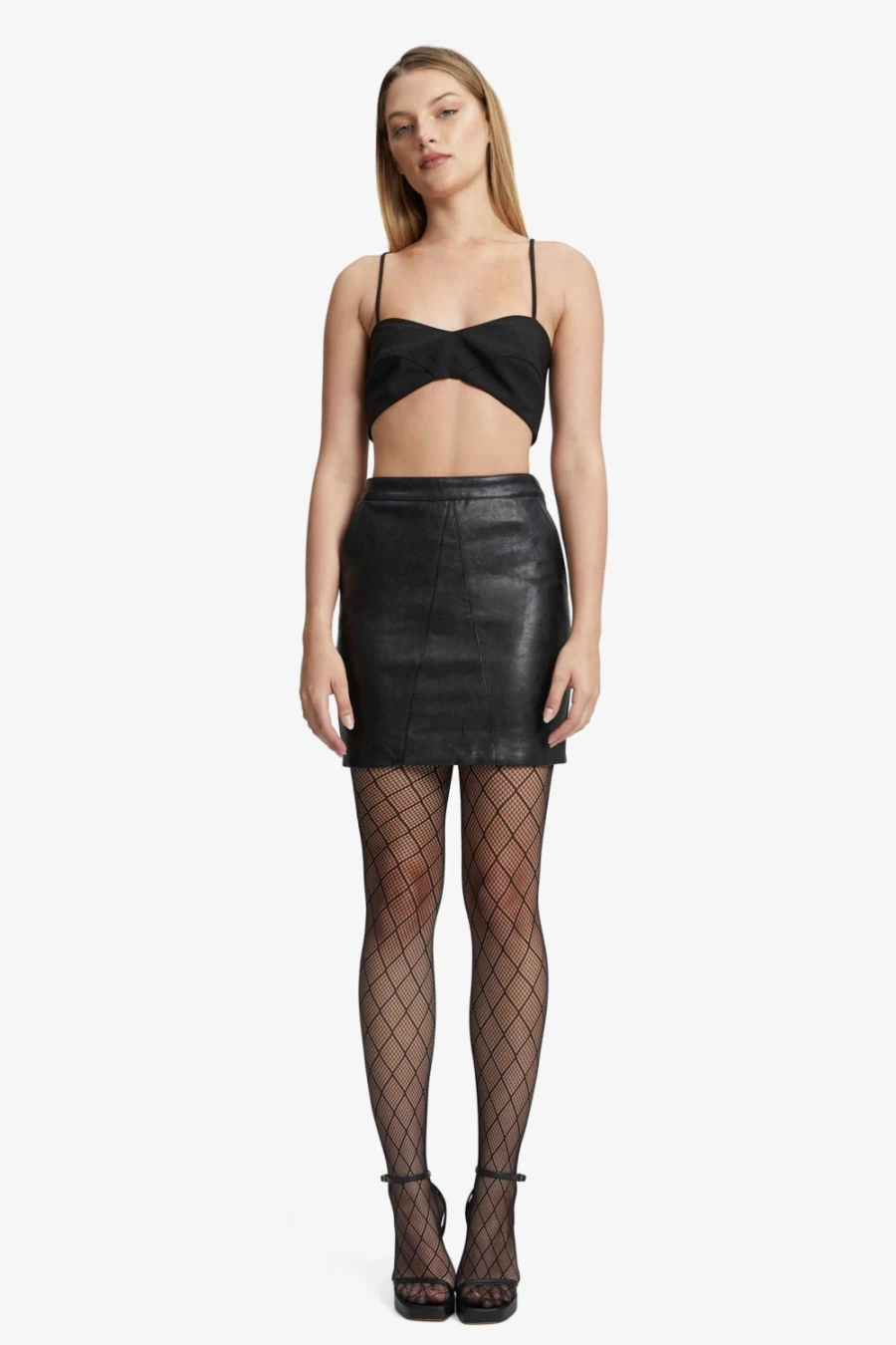 Bardot Women's Black Diamond Fishnet Tights - Stylish & Elegant Net Hosiery