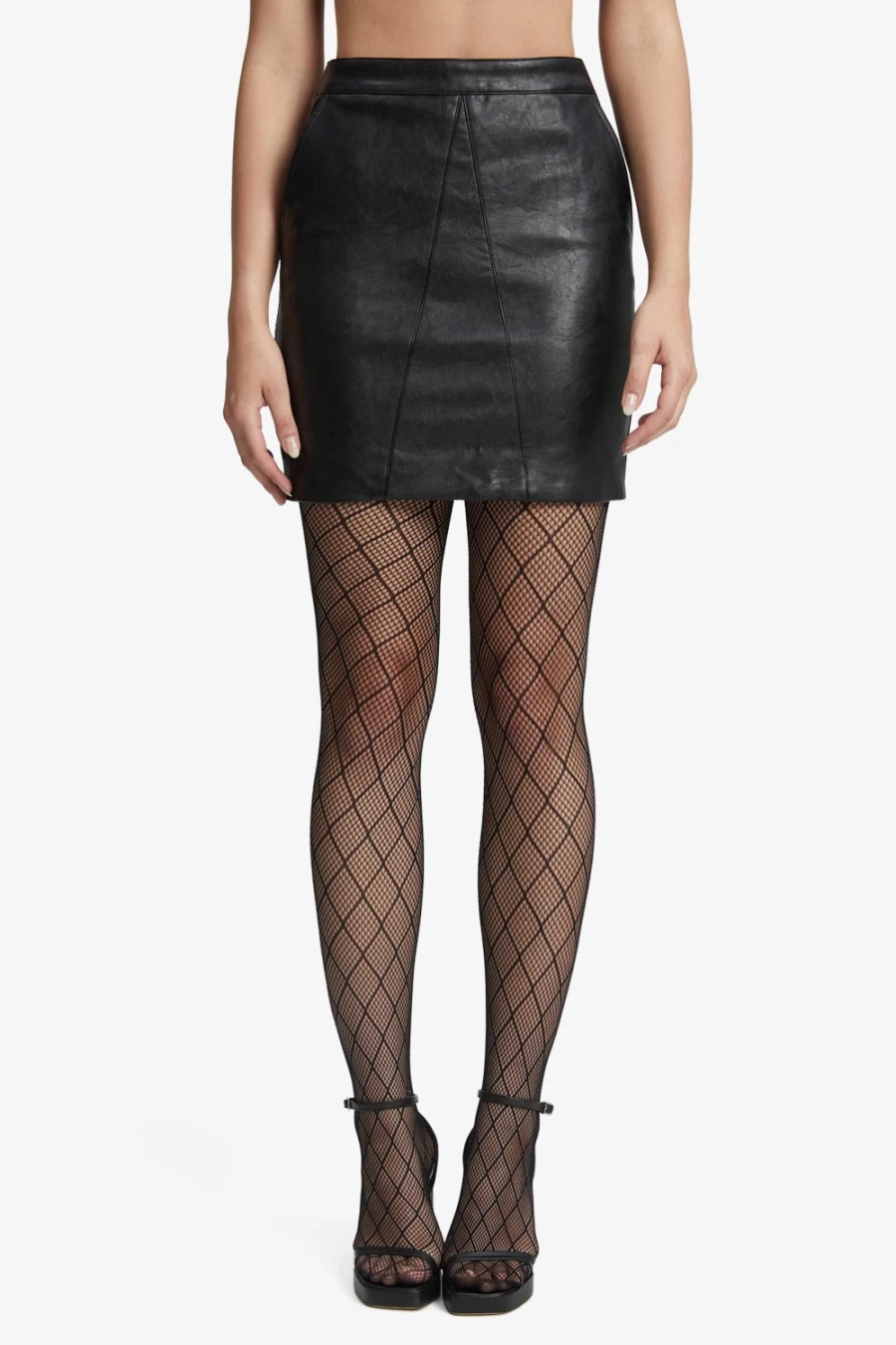 Bardot Women's Black Diamond Fishnet Tights - Stylish & Elegant Net Hosiery