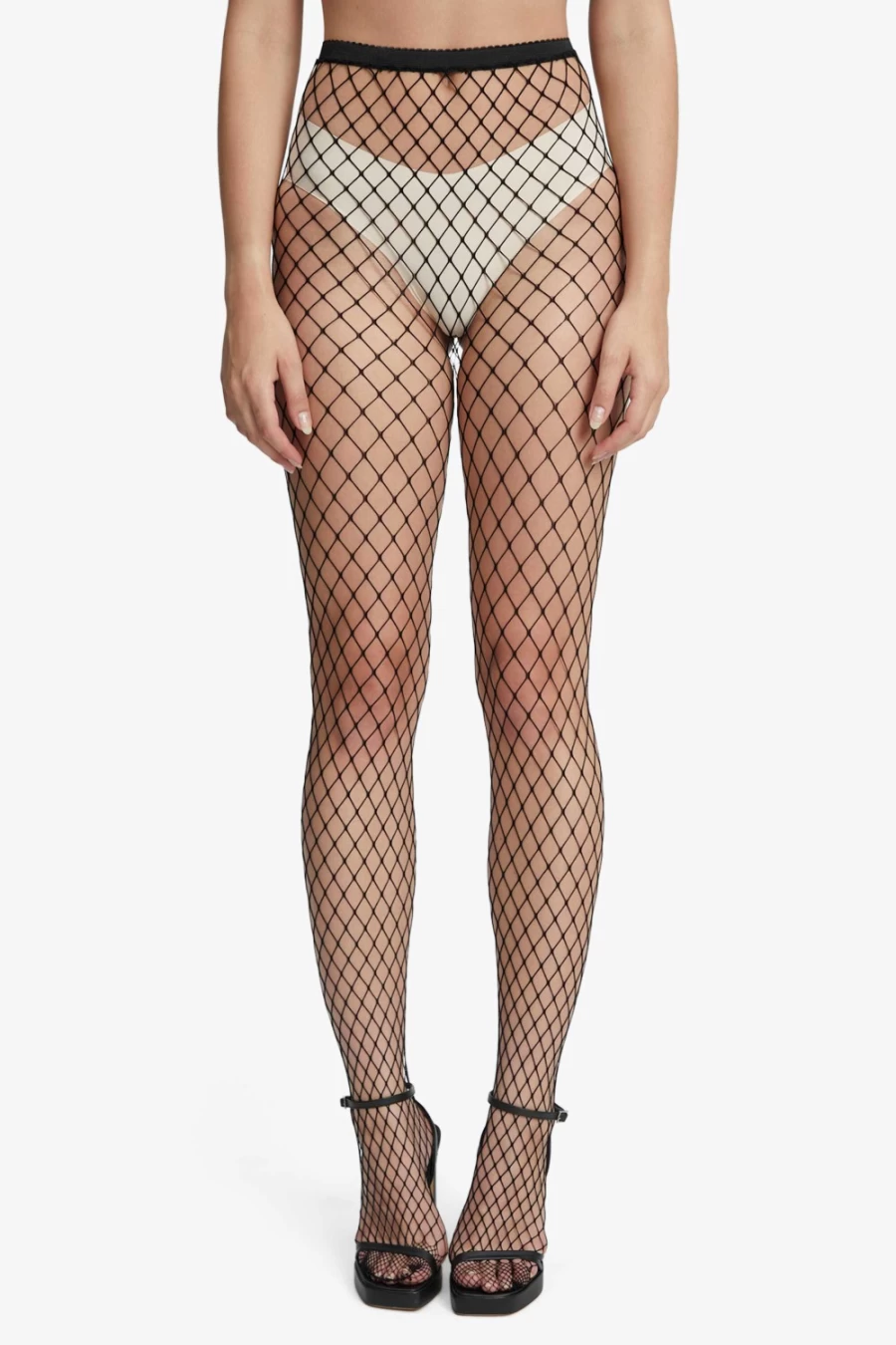 Bardot Women's Black Fishnet Tights - Stylish & Comfortable Hosiery