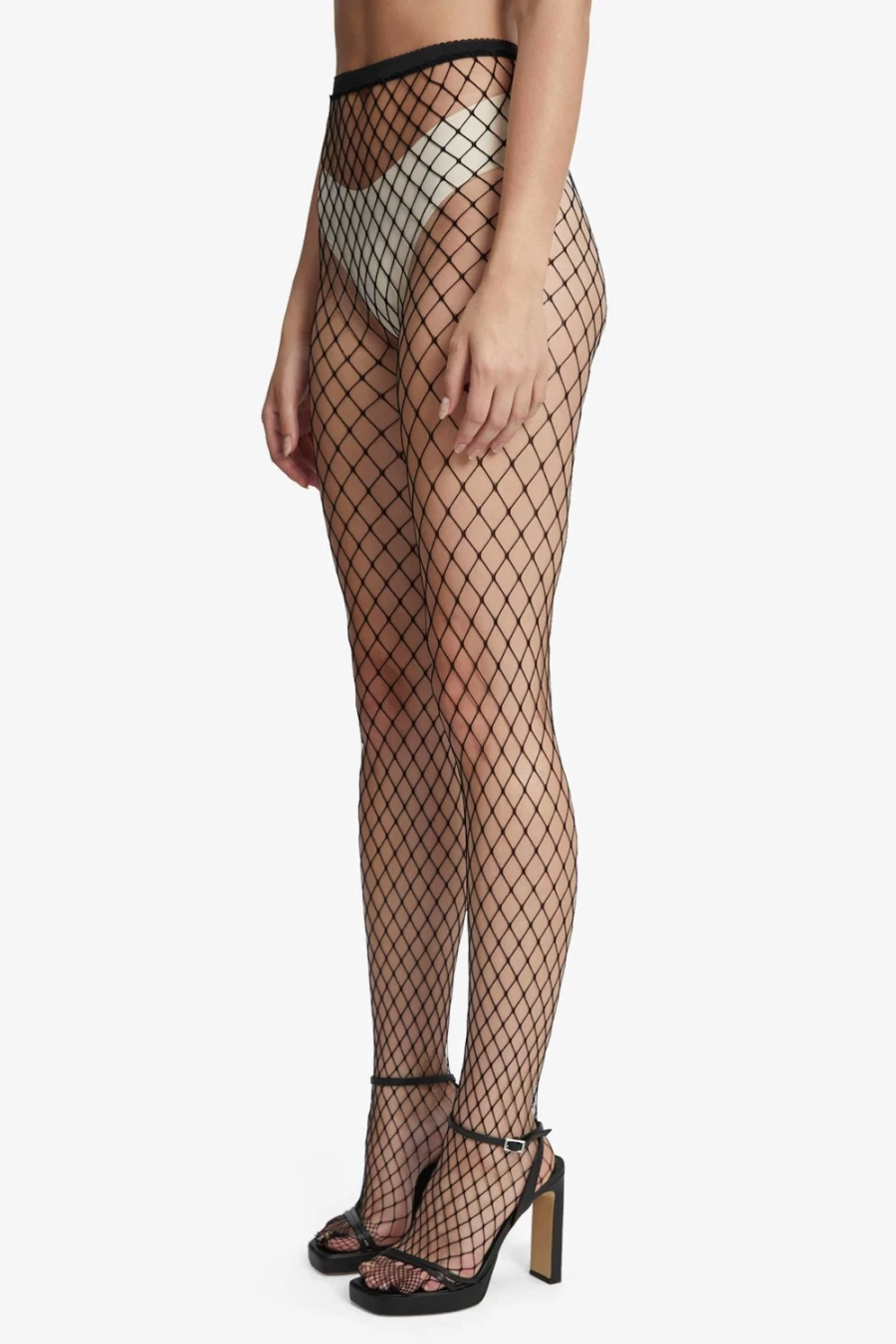 Bardot Women's Black Fishnet Tights - Stylish & Comfortable Hosiery