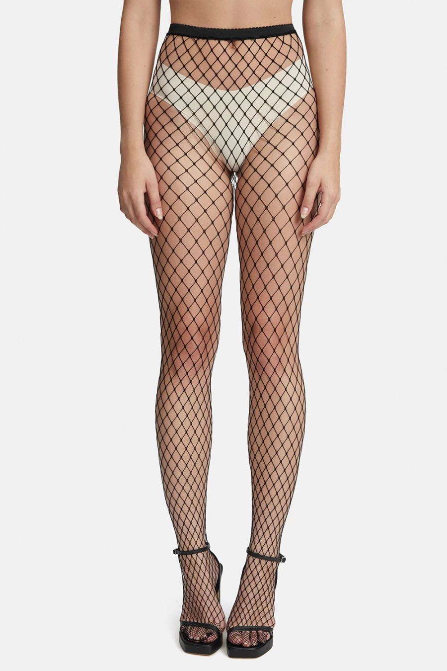 Bardot Women's Black Fishnet Tights - Stylish & Comfortable Hosiery