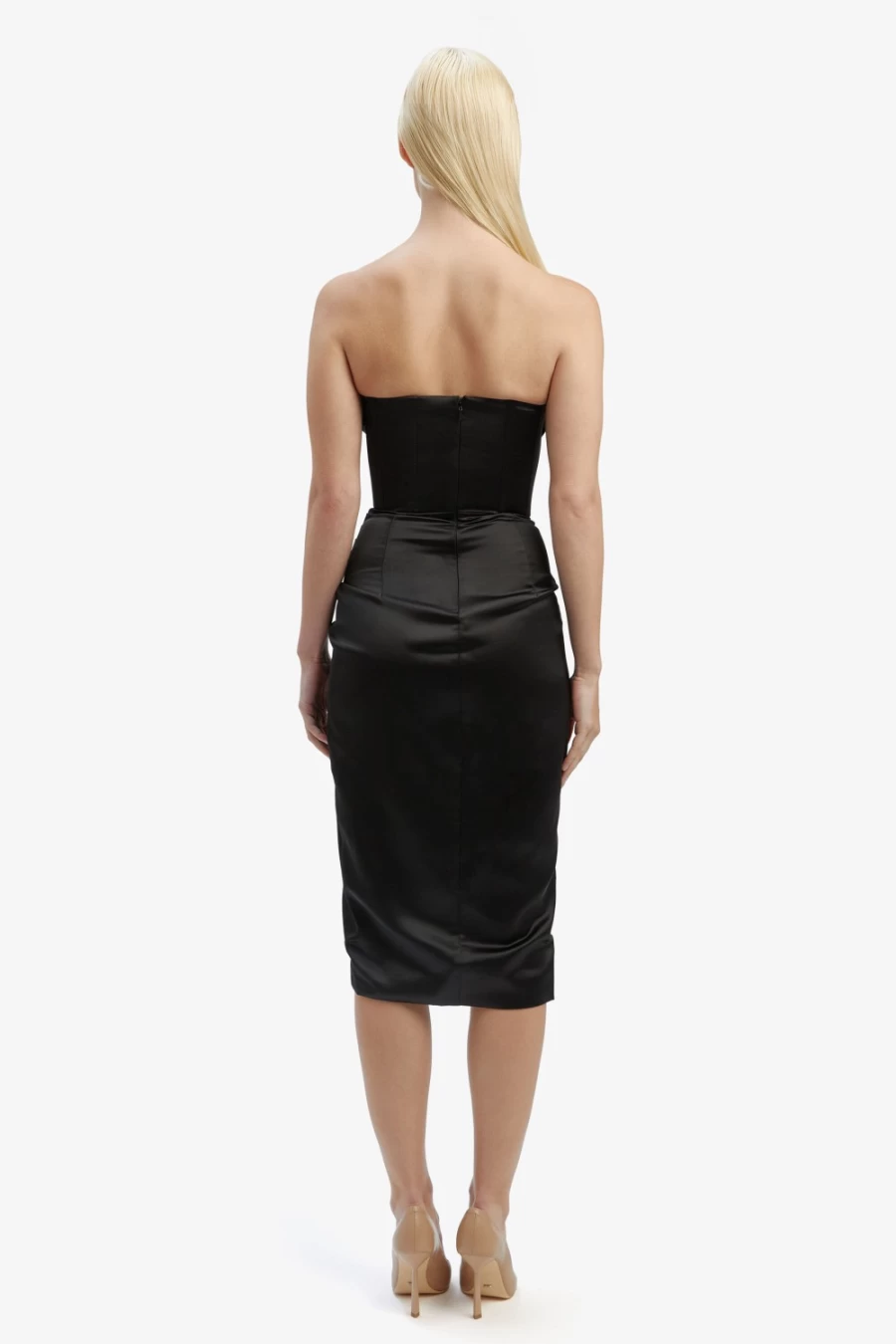 Bardot Women's Black Jamila Corset Dress - Elegant Bodycon Style