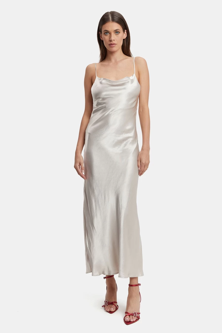 Bardot Women's Oyster Trina Slip Dress