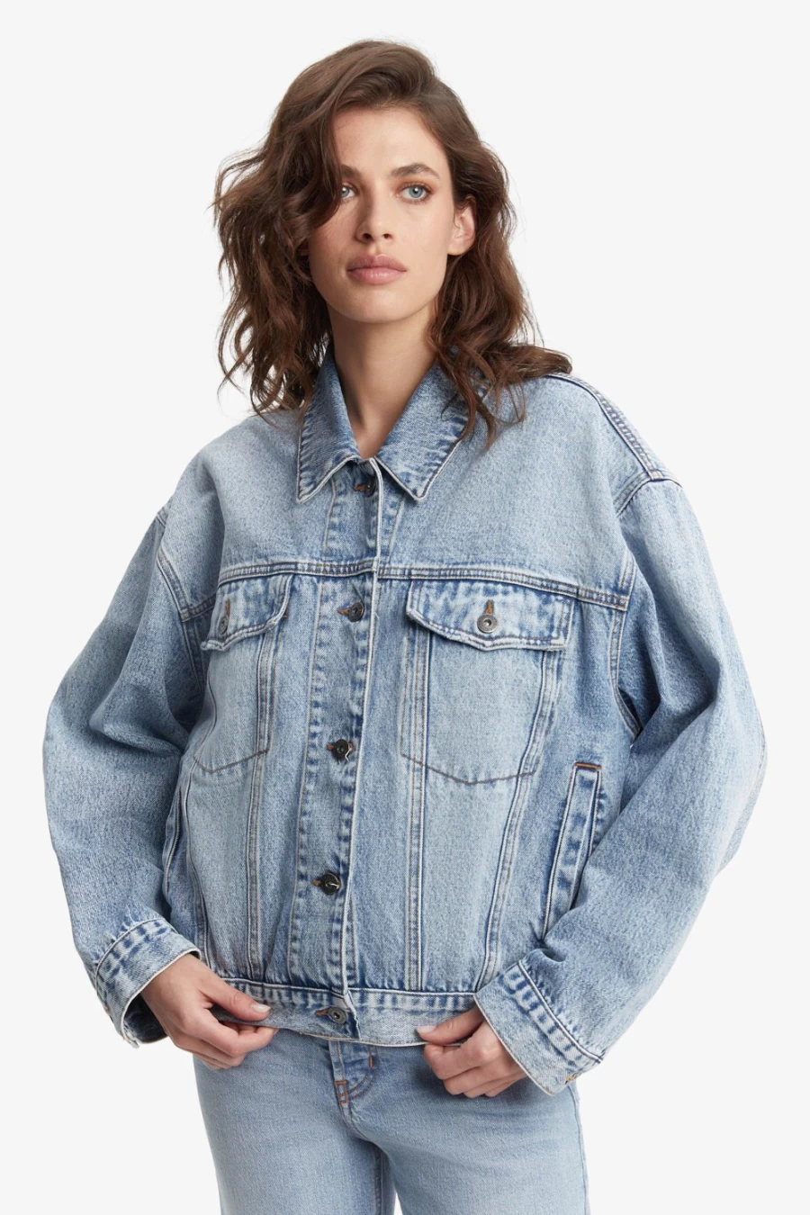 Bardot Women's Vintage Relaxed Fit Denim Jacket