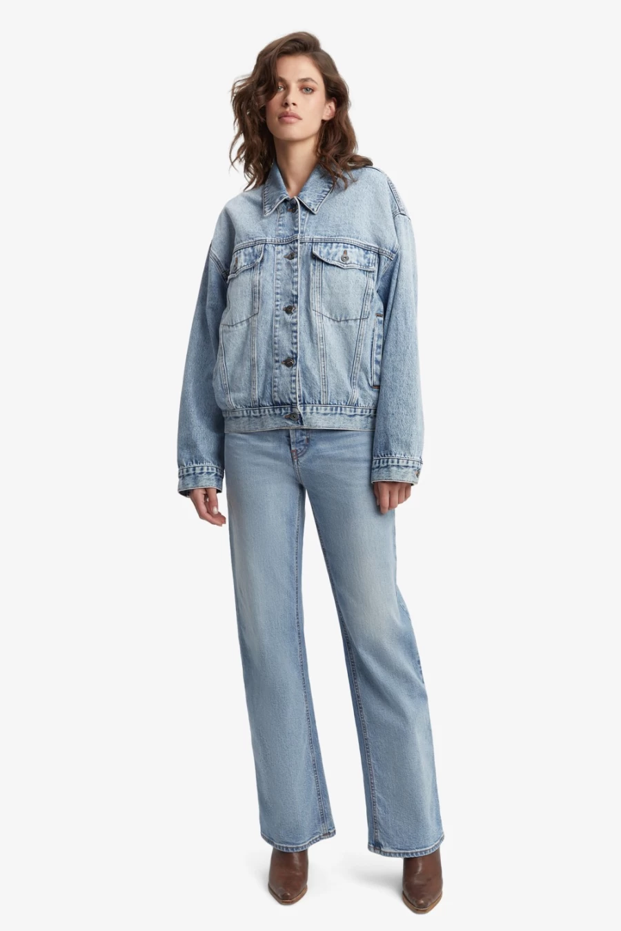 Bardot Women's Vintage Relaxed Fit Denim Jacket