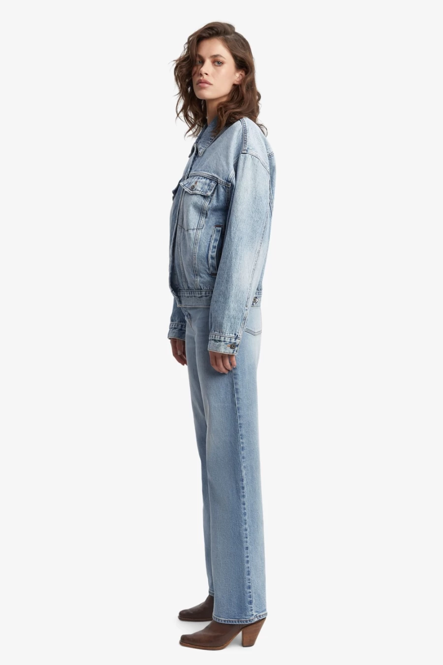 Bardot Women's Vintage Relaxed Fit Denim Jacket