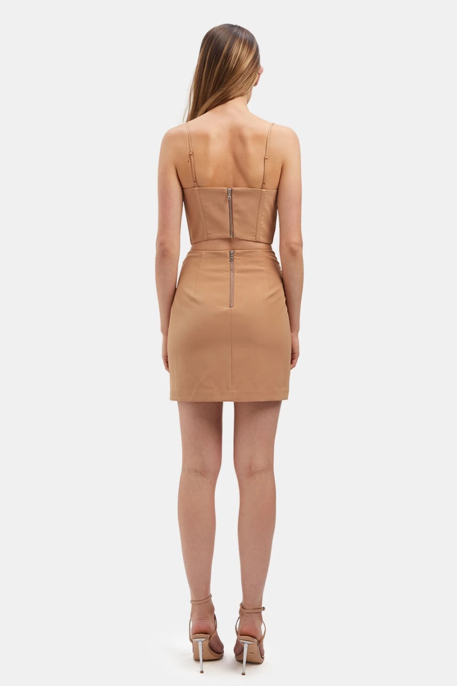 Bardot Women's Tan Martini Mini Dress - Stylish Cocktail Party Dress