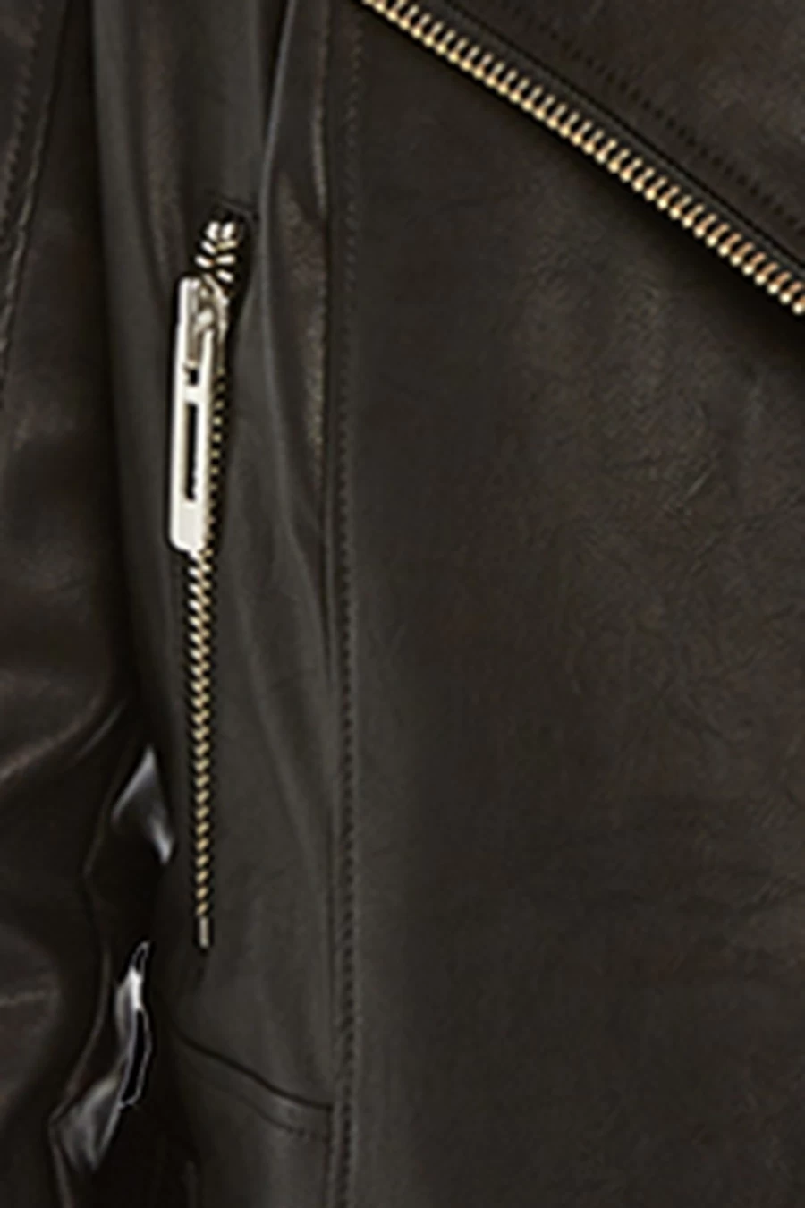 Bardot Women's Black Vegan Leather Biker Jacket - Kora Stylish Motorcycle Jacket