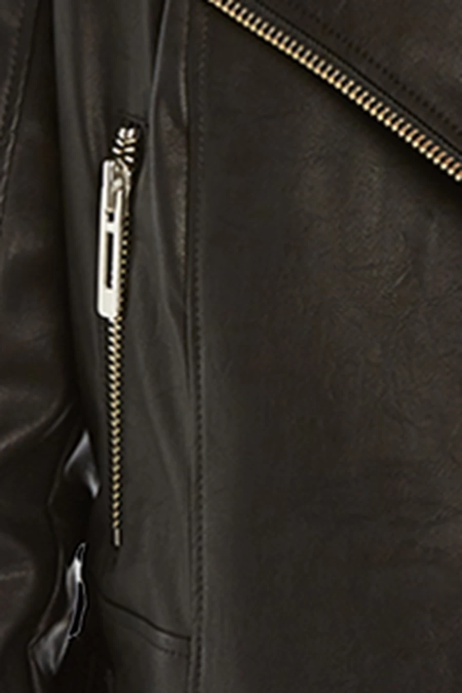 Bardot Women's Black Vegan Leather Biker Jacket - Kora Stylish Motorcycle Jacket
