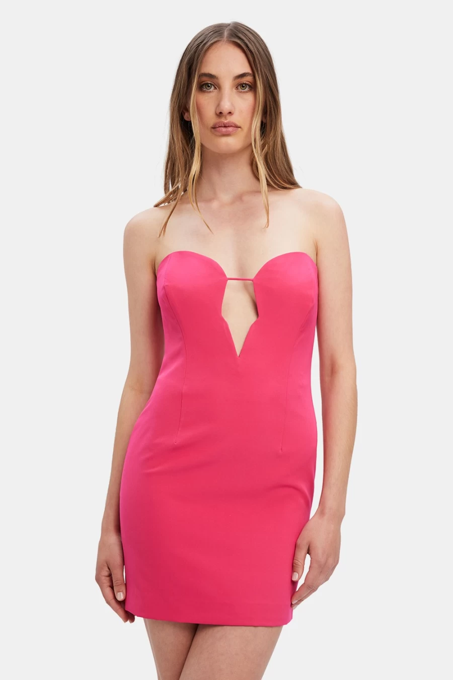Bardot Women's Eleni Mini Dress in Pop Pink - Flirty & Feminine Summer Outfit