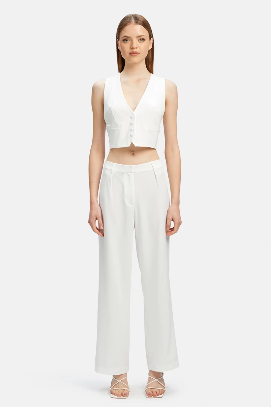 Bardot Women's Callista Pant In Ivory - Elegant High-Waisted Trousers for Women