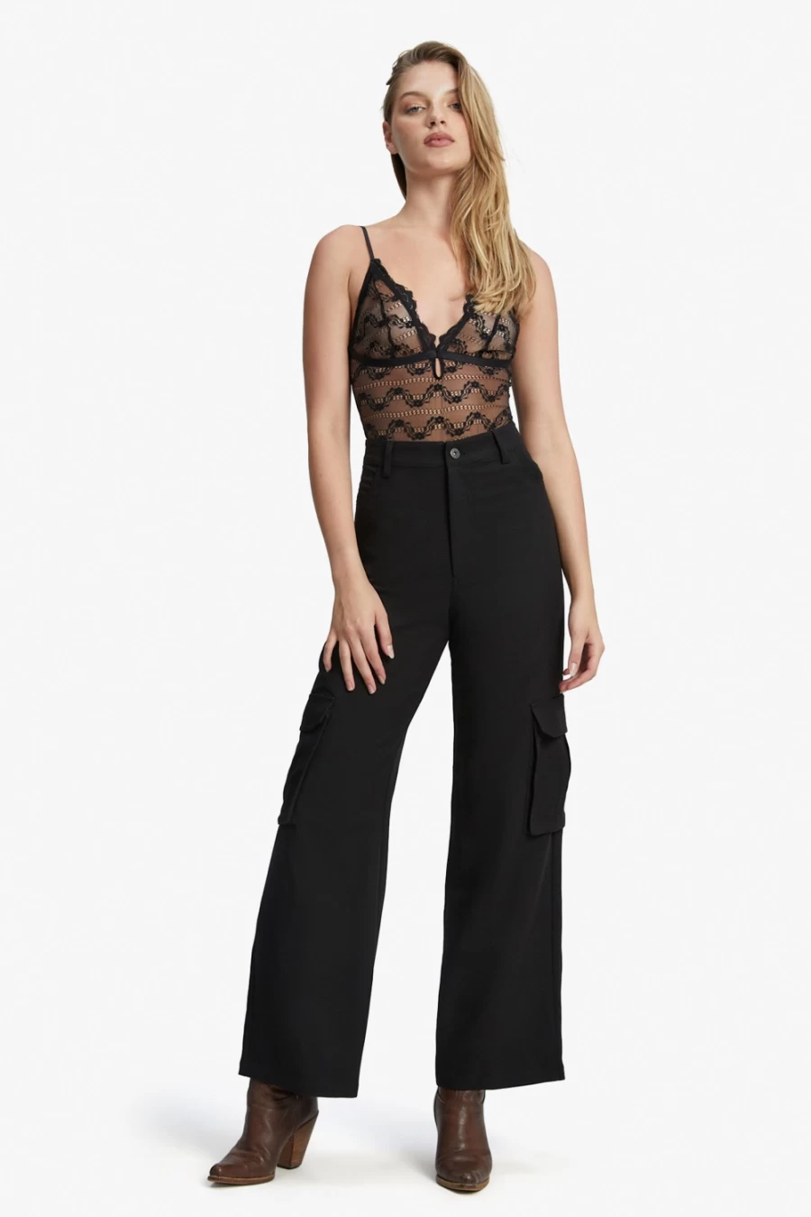 Bardot Women's Hestia Black Cargo Pants