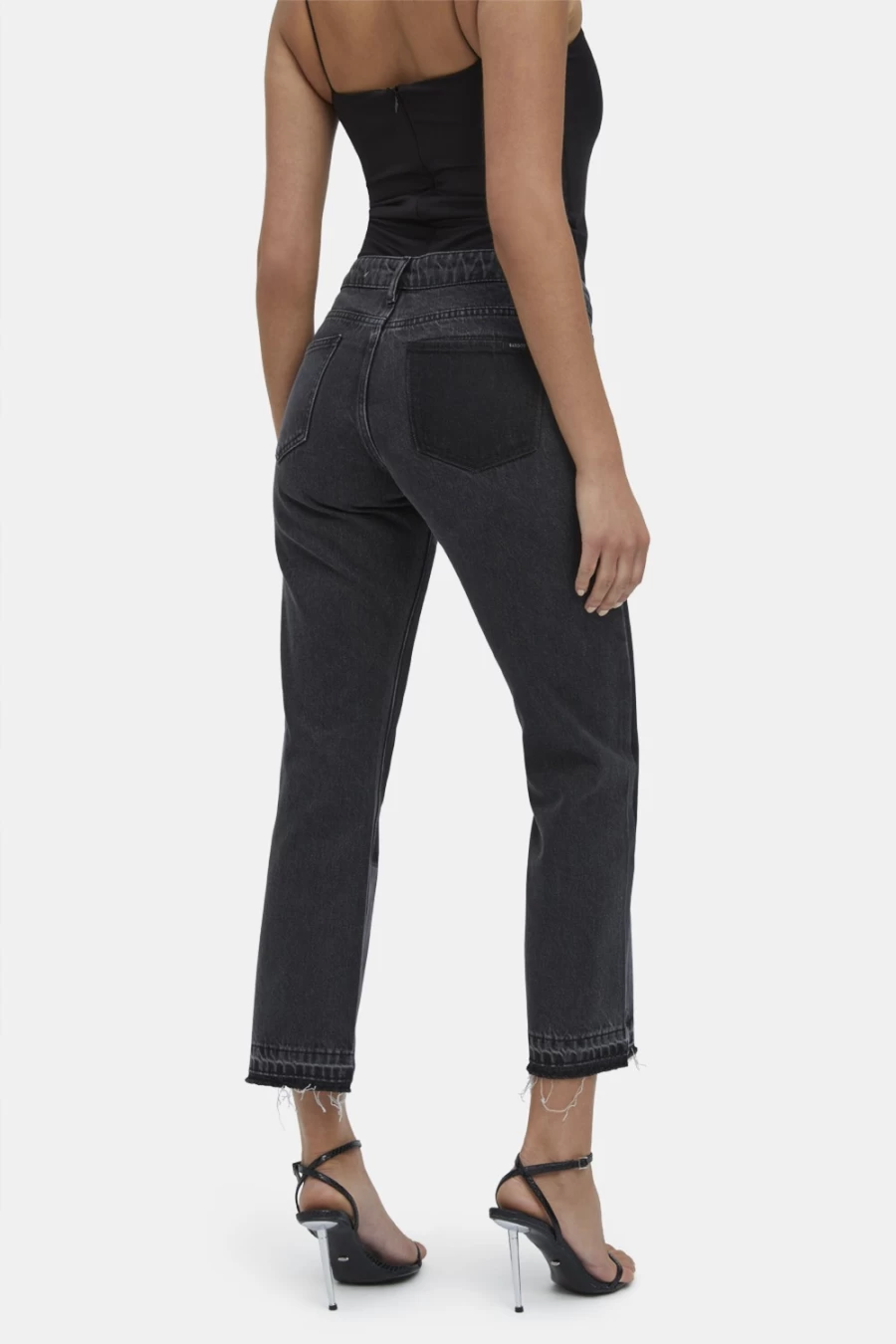 Bardot Women's Black Marlowe Patch Denim Jeans