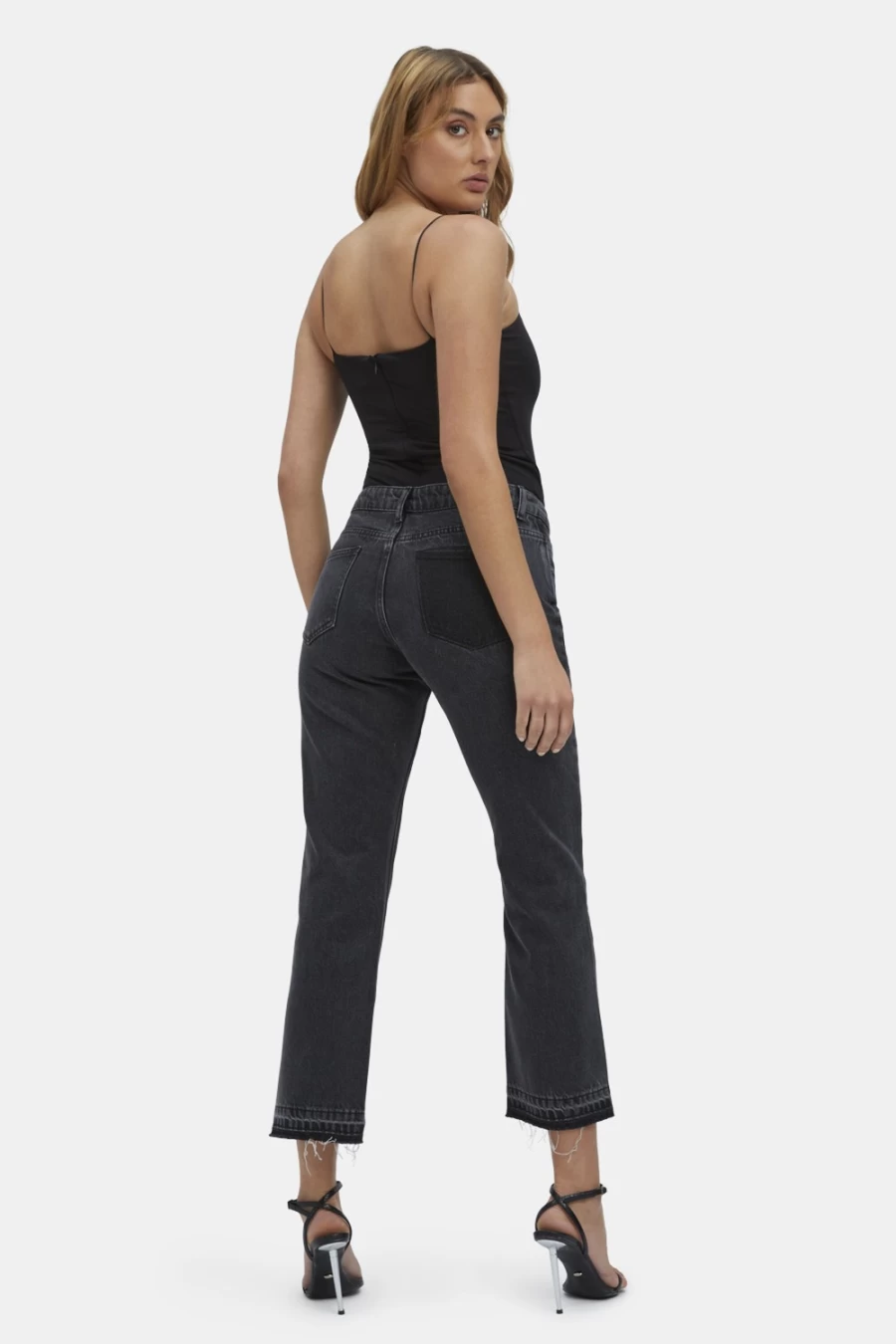 Bardot Women's Black Marlowe Patch Denim Jeans