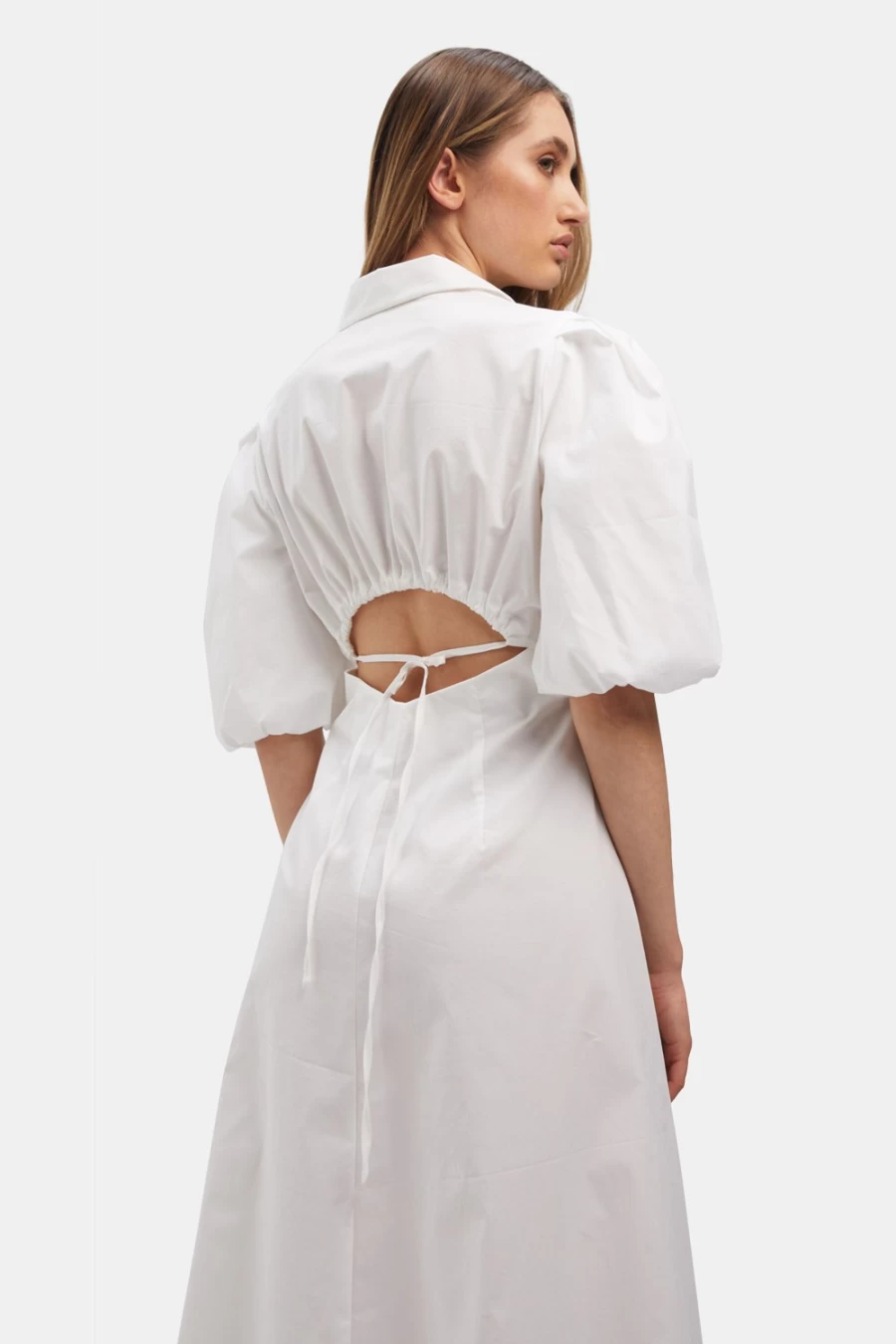 Bardot Women's Orchid White Hades Midi Shirt Dress