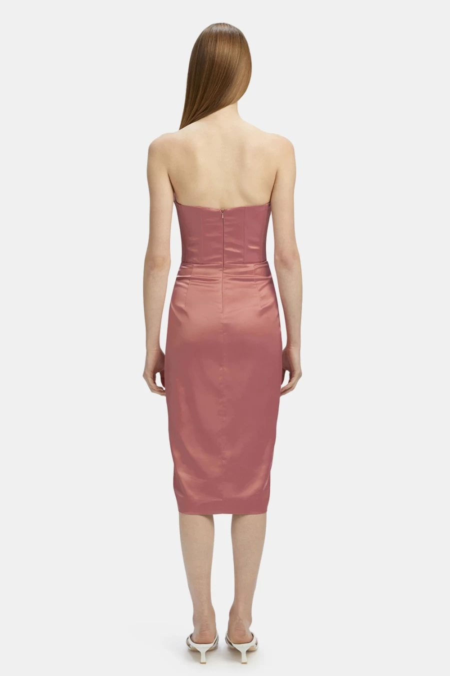 Bardot Women's Jamila Corset Dress in Dusty Rose - Elegant Bodycon Style