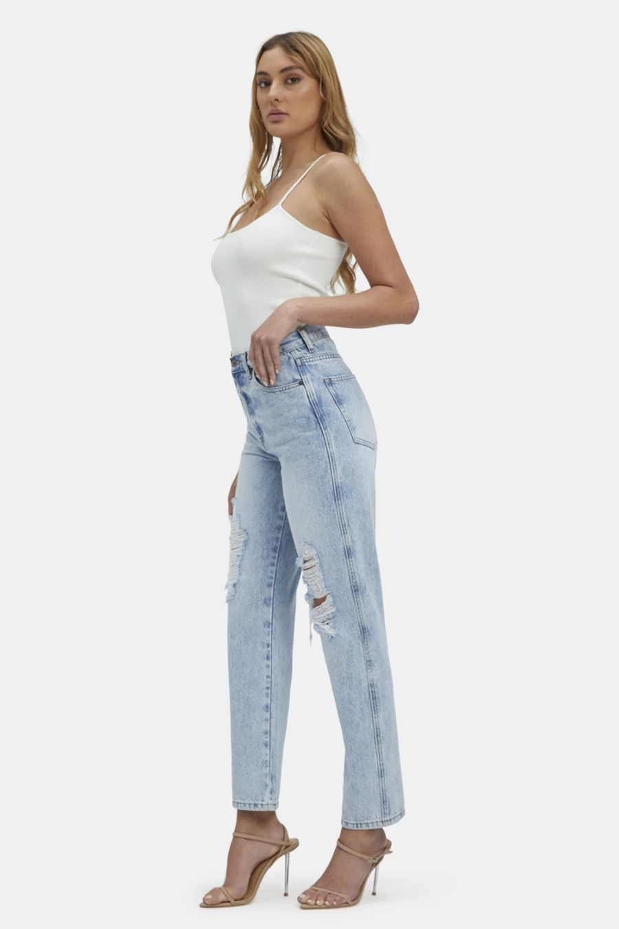 Bardot Women's Vintage Eva Straight Leg Jeans