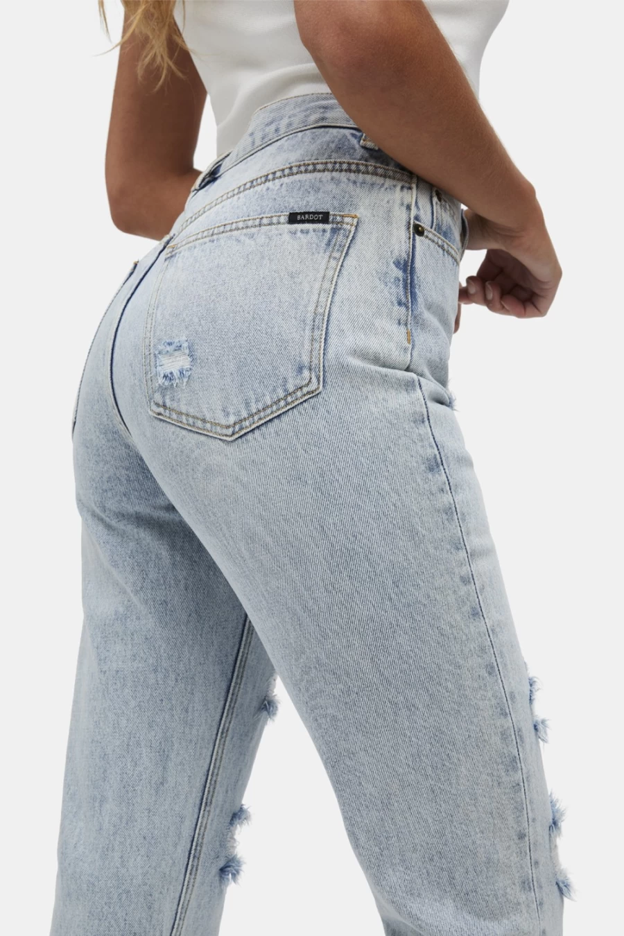 Bardot Women's Indigo Cara Straight Leg Jeans