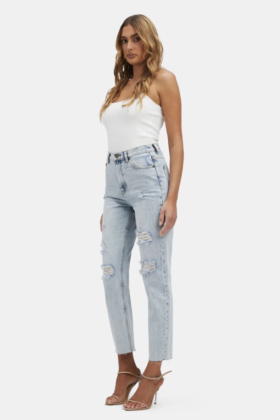 Bardot Women's Indigo Cara Straight Leg Jeans