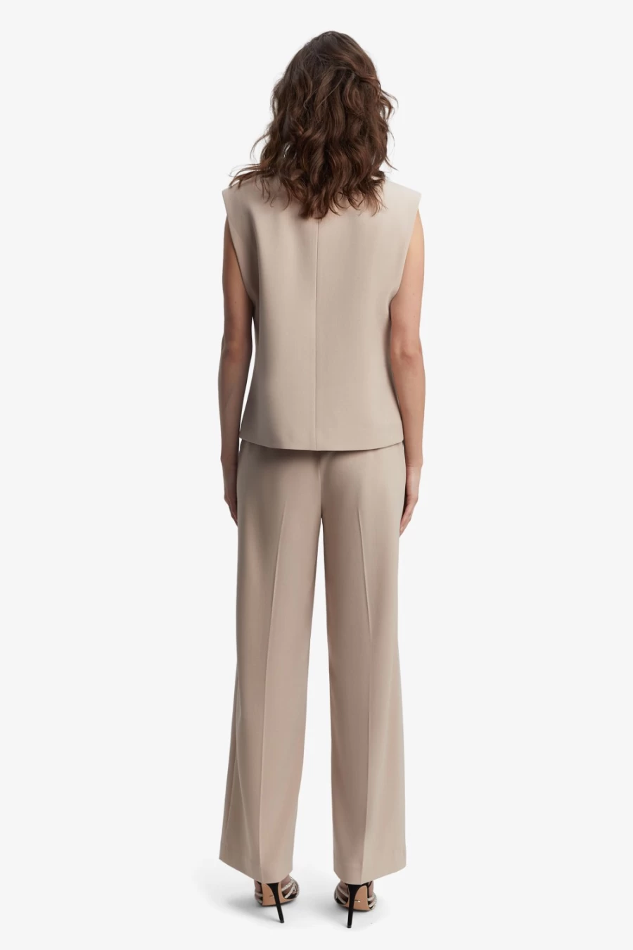 Bardot Women's Sandstone Longline Vest - Sloane Style Casual Wear