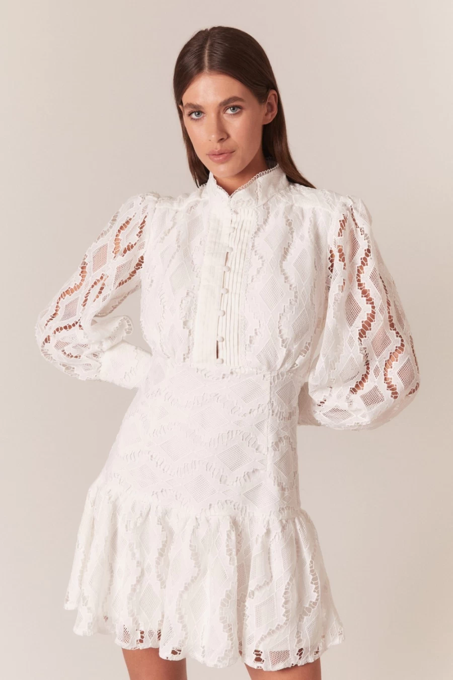 Bardot Women's Ivory Remy Lace Dress - Elegant Feminine Style