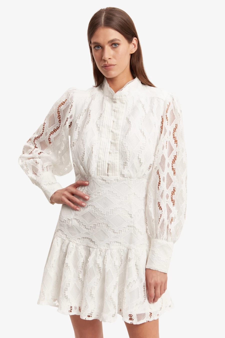 Bardot Women's Ivory Remy Lace Dress - Elegant Feminine Style