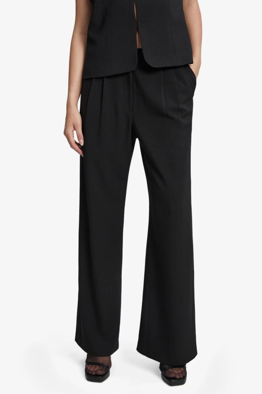 Bardot Women's Black Sloane Straight Leg Pants