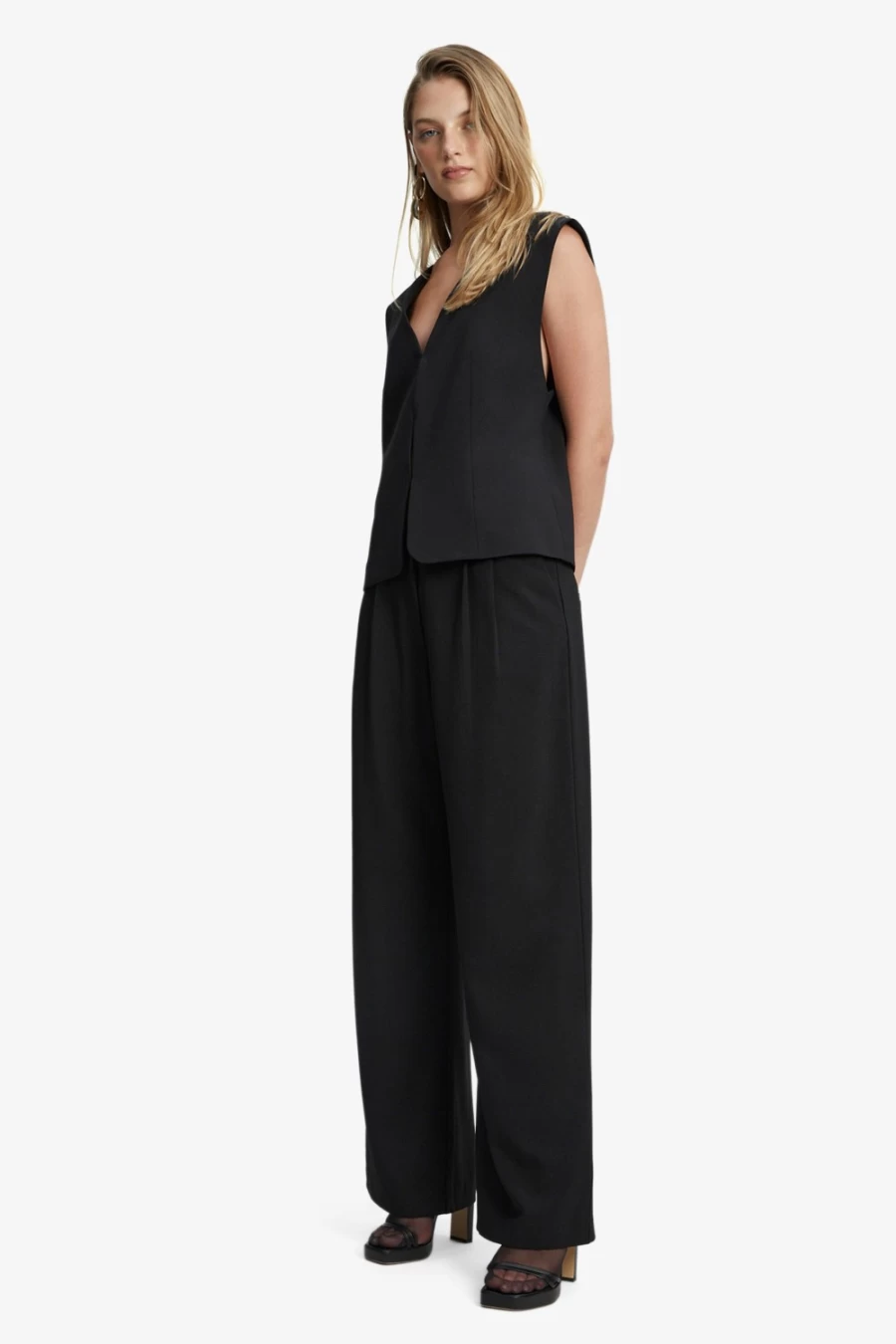 Bardot Women's Black Sloane Straight Leg Pants